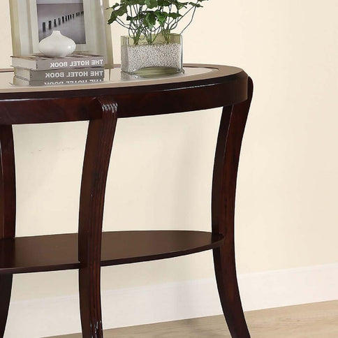 Table With Tempered Glass Shelf