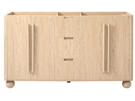Bathroom Vanity Cabinet Only, 3 Drawers 4 Doors, Soft Close, Adjustable Shelf - Wood