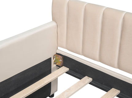Upholstered Daybed With Slat Support