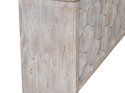 Accent Cabinet Farmhouse Style 4 Door Wooden Cabinet Sideboard Buffet Server Cabinet Storage Cabinet, For Living Room, Entryway, Hallway, Office, Kitchen And Dining Room