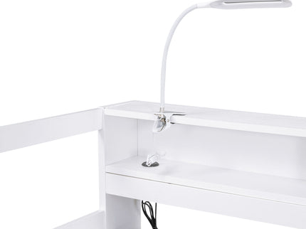 Daybed With 2 Trundles, 3 Storage Cubbies, Built In USB Charging Light