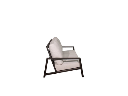 Verona - Seating Sofa - Dark Espresso / Gray / Off White