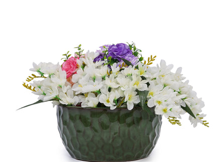 3 Pieces Ceramic Flowerpot