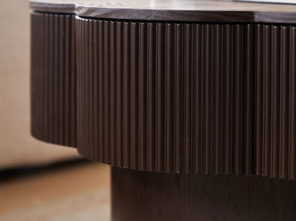 Modern Plum Blossom Shaped Coffee Table With Storage
