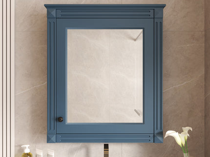 Wall Mounted Bathroom Storage Cabinet With Mirror, Medicine Cabinet With Height Adjustable Shelf