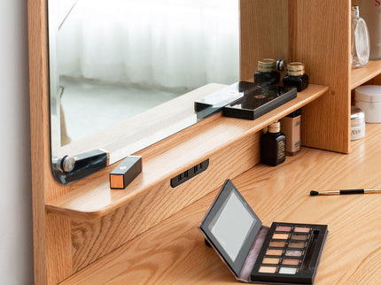 Compact Table Dresser, Accessories Storage Width Drawer - Natural