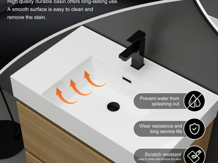 Modern Freestanding Bathroom Vanities With Single Sink Combo