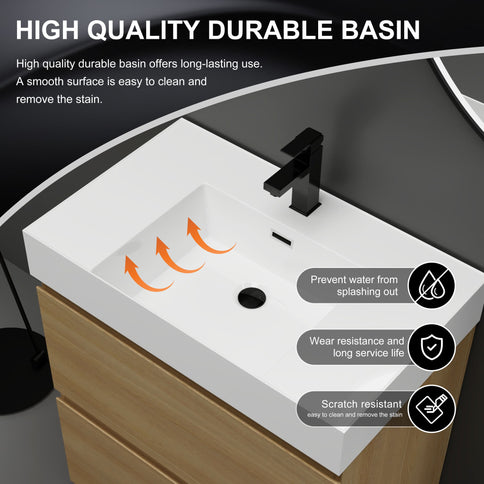 Modern Freestanding Bathroom Vanities With Single Sink Combo