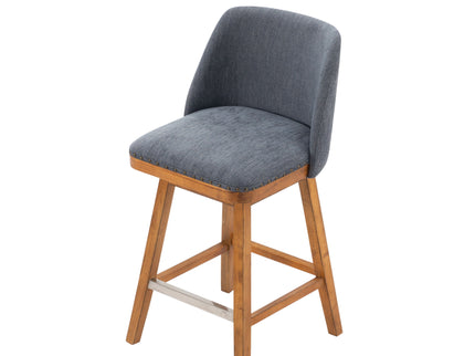 360° Swivel Bar Stool, Counter Height Kitchen Island Chair