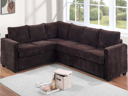 L-Shaped Sectional Set For Living Room