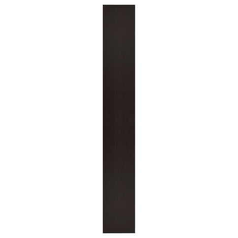 Rectangular Bookcase Tall Slim Storage With 9 Shelves - Brown