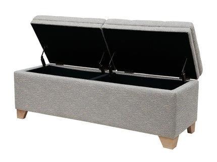 Soft Close Upholstered Storage Bench, Convenient Design