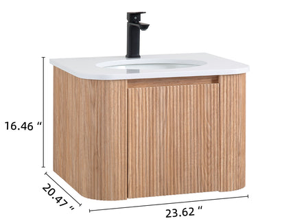 Wall Mounted Bathroom Vanity With Sink