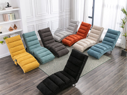 Massage Chaise Lounge Indoor With Remote Control, Ergonomic Electric Massage Lounger
