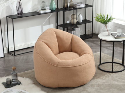 Bedding Bean Bag Sofa Chair High Pressure Foam With Footrest