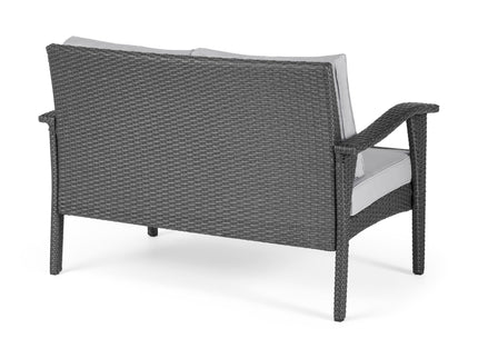 Honolulu - Loveseat - Gray / Silver