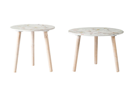 Nature-Inspired Side Tables (Set of 2)