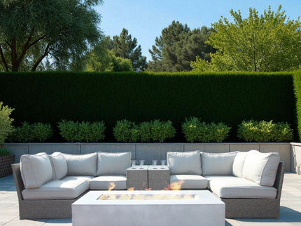 Outdoor Elegance Conversation Set With Fire Pit