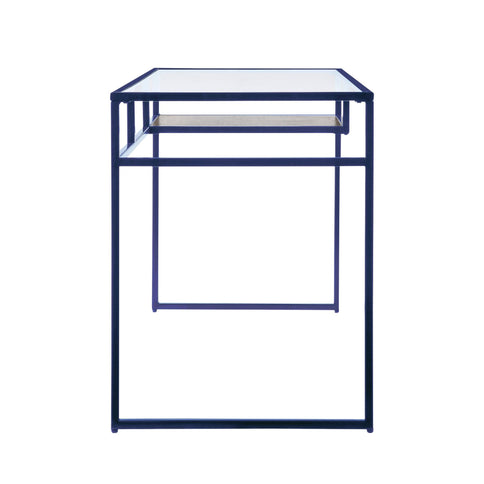 Yasin - Glass Top Writing Desk