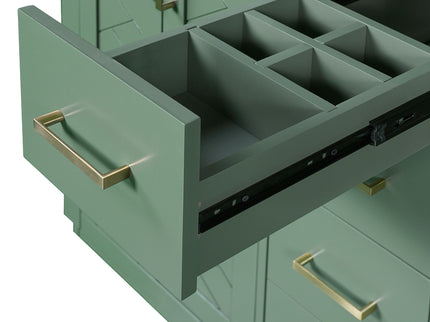 Bathroom Vanity With Sink, Storage Cabinet, Freestanding Set With 3 Drawers & Soft Closing Doors