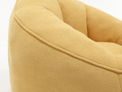 Bedding Bean Bag Sofa Chair High Pressure Foam With Footrest