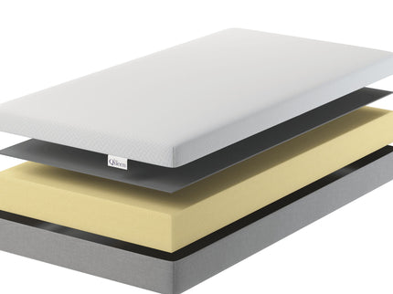 6" Memory Foam Mattress With Responsive Support And Breathable Cover