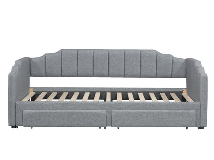 Extendable Daybed With LED Light And 2 Storage Drawers