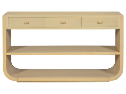 Console Table With 3 Soft Close Drawers & 2 Open Shelves