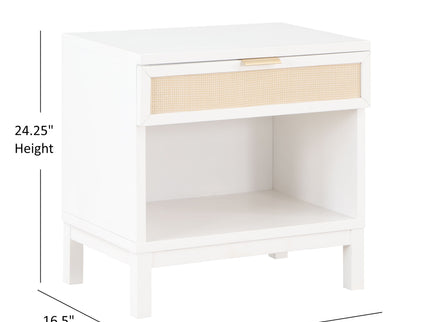 Blake - 1 Drawer Nightstand - White