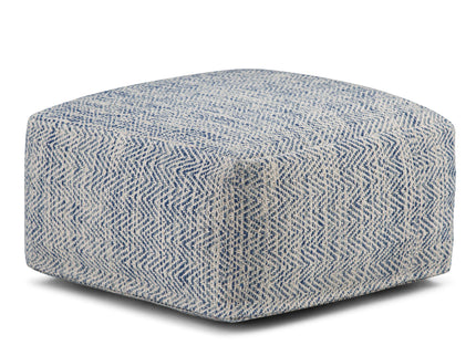 Nate - Handcrafted Square Pouf
