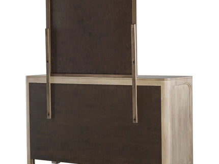Flores - 9 Drawer Dresser With Mirror - Mango Color