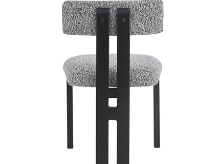 Modern Upholstered Armless Dining Chairs With Metal Legs