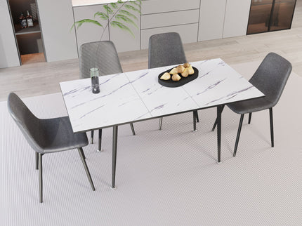 Modern Extendable Dining Table And Chair Set