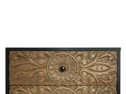 3 Drawer Cabinet, Suitable For Bedroom - Black