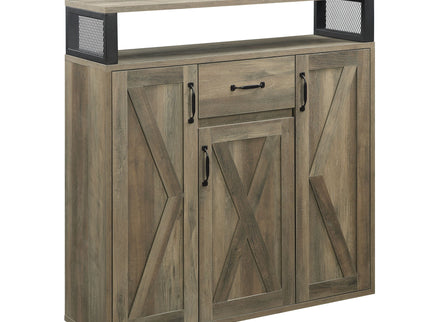 Abiram - Rustic Server - Oak