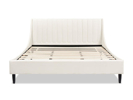 Aspen - Vertical Tufted Modern Headboard Platform Bed Set