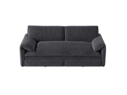 Queen Pull Out Sofa Bed With Side Storage