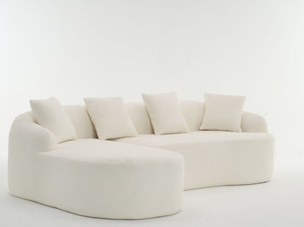 Combined Sofa With 4 Pillows