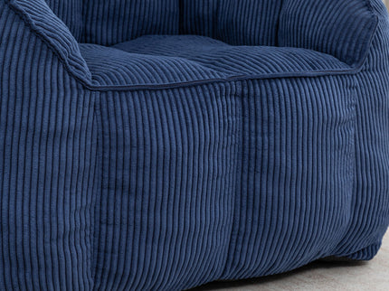 Giant Bean Bag Chair Sofa For Living Room - Dark Blue