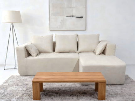 Modular Corner Sofa With Soft Fabric