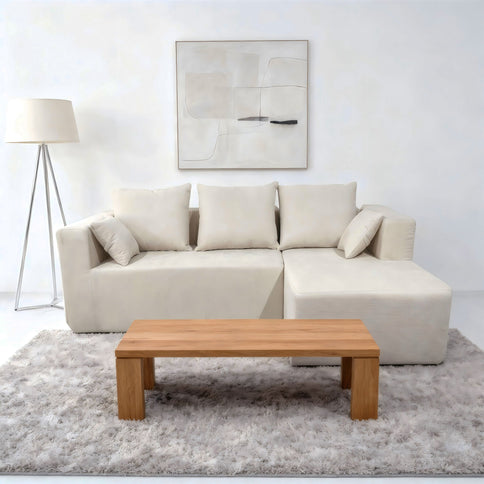 Modular Corner Sofa With Soft Fabric