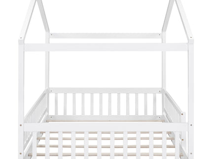 Bed House Bed Frame With Fence