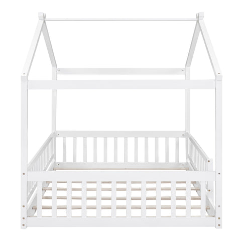 Bed House Bed Frame With Fence