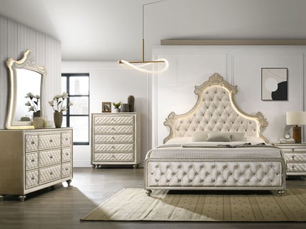 Lucienne - Bed With LED Lighting