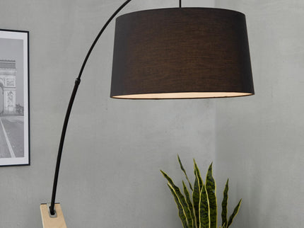 Robyn - Floor Lamp - Natural / Black