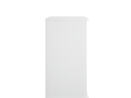 Kitchen Storage Cabinet With Double Doors, Adjustable Shelves, Sideboard Buffet For Dining Room - White