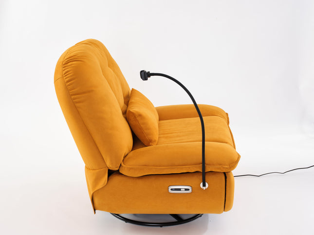 Power Recliner Swivel Glider USB Charger With tooth Music Player, Sleep, Working, Game And Leisure