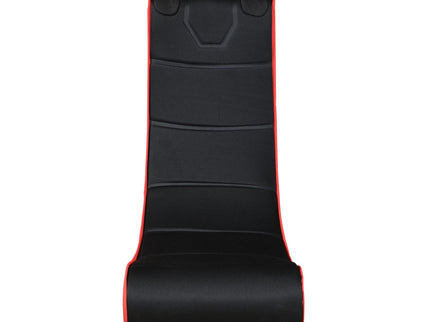 Foldable Gaming Chair With Onboard Speakers, Bluetooth Connection - Black / Red