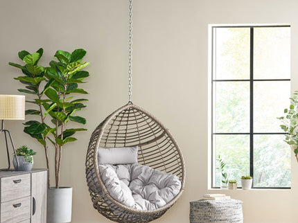 Morris Teardrop - Hanging Chair With Chain And Water Resistant Cushions
