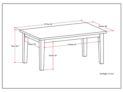 Eastwood - Handcrafted Dining Table